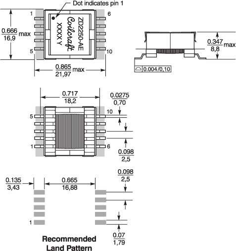 ZD2250-AE, ZE2432-AE Flyback Transformers for Texas ZD2250-AE, ZE2432-AE Flyback Transformers for Texas