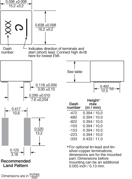 XAL1510-333 | Molded Inductors | Coilcraft
